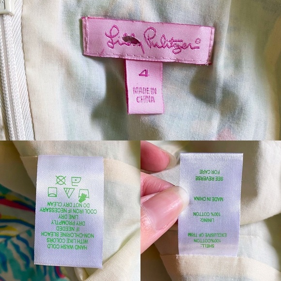 Lilly Pulitzer Dress Janice Shift Gold Mini Beach You Gotta Regatta 4 EUC - Picture 4 of 6